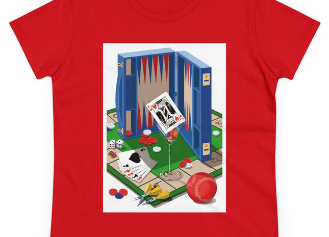 Games Unleashed Women's Midweight Cotton Tee