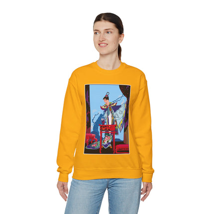 A Visual Journey by Umberto Brunelleschi Women's Heavy Blend™ Crewneck Sweatshirt