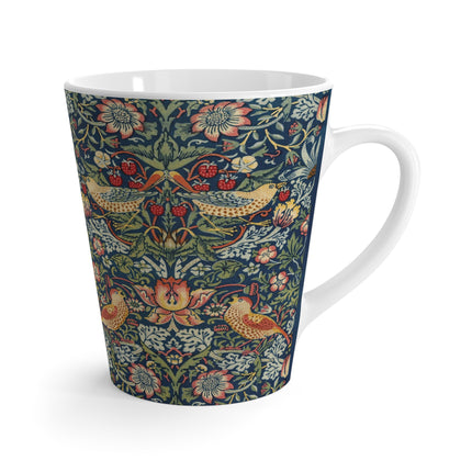 Strawberry Thief by William Morris Latte Mug