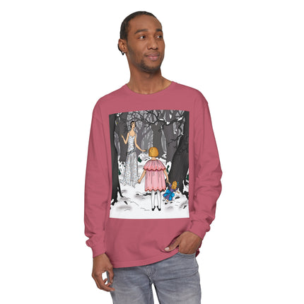 Fairy Tale Elegance Unisex Garment-dyed Long Sleeve T-Shirt
