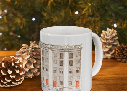 Amsterdam Canal Houses by Johan Teyler Ceramic Mug 11oz