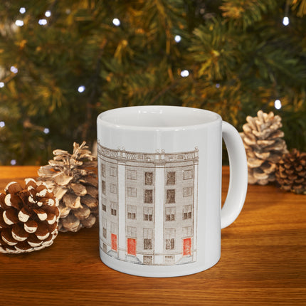 Amsterdam Canal Houses by Johan Teyler Ceramic Mug 11oz