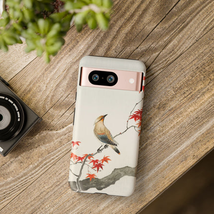 Japanese Bird on Maple by Ohara Koson Phone Cases