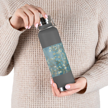 Almond Blossom by Vincent van Gogh Copper Vacuum Insulated Bottle, 22oz