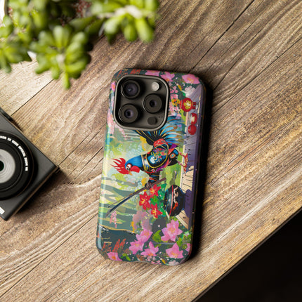 Cyberpunk Rooster Phone Cases