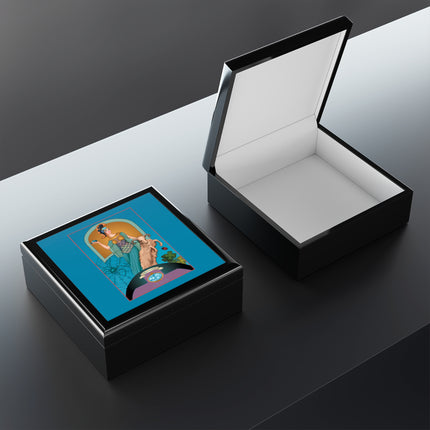 March & Aquamarine (Gem Series) by Sofia Chiostri Jewelry Box