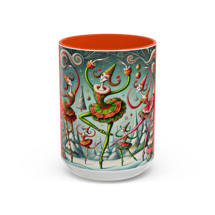 Christmas Ballet of the Absurd Colorful Mugs (11oz, 15oz)