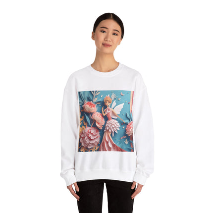 Peony Fairy Unisex Heavy Blend™ Crewneck Sweatshirt
