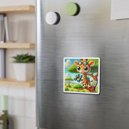 Giraffe Lookout Die-Cut Magnets (5 Sizes)