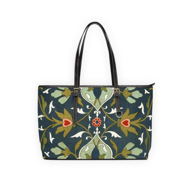 Ornamental Tiles (Pl. 10) from the Afghan Boundary Commission PU Leather Shoulder Bag