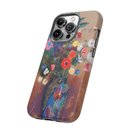 Bouquet of Flowers by Odilon Redon Phone Cases