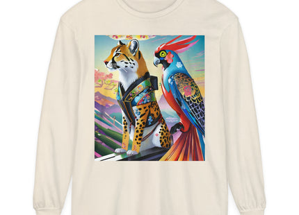 Cybernetic Duets Garment-dyed Long Sleeve T-Shirt