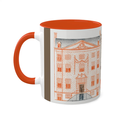 Amsterdam Canal Houses by Johan Teyler Colorful Mugs, 11oz