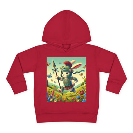 Rabbit Gladiator Toddler Pullover Fleece Hoodie