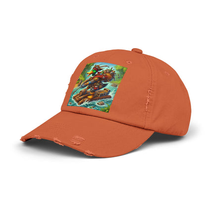 The Daring Drake Unisex Distressed Cap