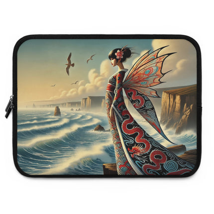 Coastal Fairy Laptop Sleeve – Serene Grace & Oceanic Magic