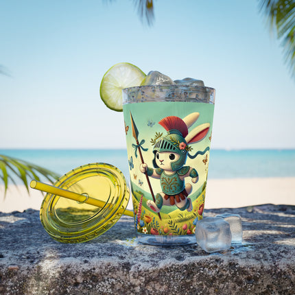 Rabbit Gladiator Sunsplash Tumbler with Straw, 16oz
