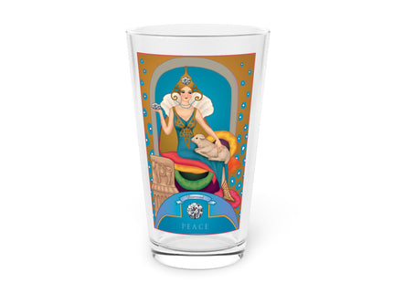 April & Diamond Zodiac Pint Glass