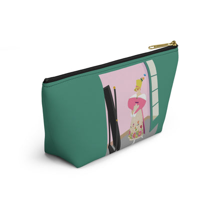 The Yellow Hat Cosmetic Bag – Whimsical 1920s Vogue Elegance