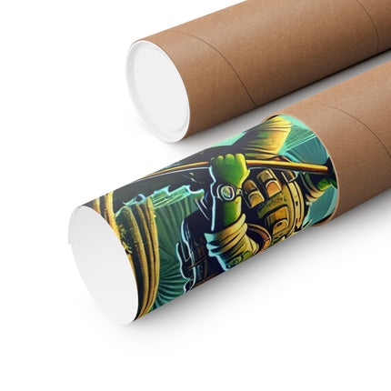 🐊🌿 Swamp Stalker Matte Vertical Poster – Mystery, Power & Primal Adventure