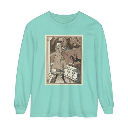 Amazone by Fernand Siméon Unisex Garment-dyed Long Sleeve T-Shirt