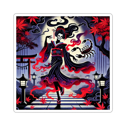 Halloween Sorceress Kiss-Cut Stickers (4 Sizes)
