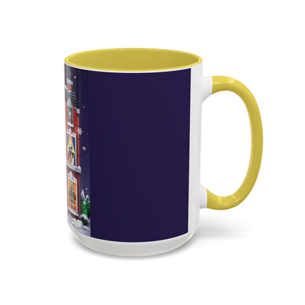 A Christmas Eve Celebration Colorful Mugs (11oz, 15oz)