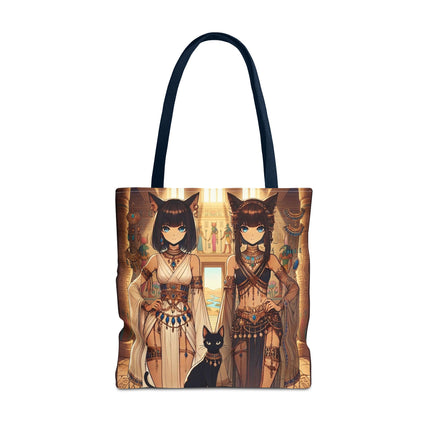 The Egyptian Priestess Cats Tote Bag – Temple Guardians & Ancient Grace