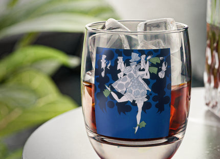 Where is my boy tonight by Ralph Barton Whiskey Glass