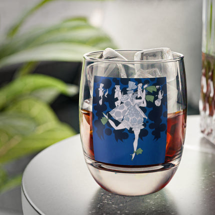 Where is my boy tonight by Ralph Barton Whiskey Glass