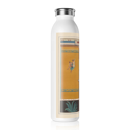 Pompeii Wall Pl.20 by Victor Steeger Slim Water Bottle