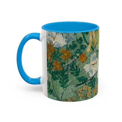 Flowers by August Babberger Colorful Mugs (11oz, 15oz)