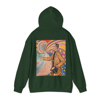 Portrait of Felix Feneon by Paul Signac Heavy Blend™ Hooded Sweatshirt