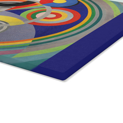 Rythme No. 1 by Robert Delaunay Glass Cutting Board
