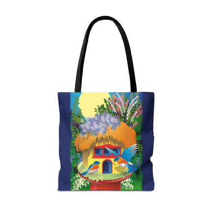 Birdhouse Haven Tote Bag (AOP)