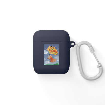 Blossoms In Flight – Whimsical Sky Adventure AirPods Case