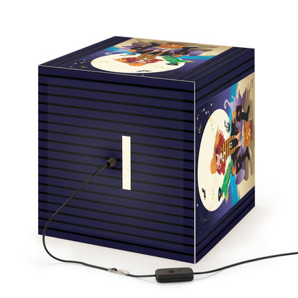 Moonlit Pirate Halloween Light Cube Lamp