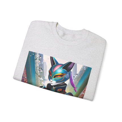Cyberpunk Chic Unisex Heavy Blend™ Crewneck Sweatshirt