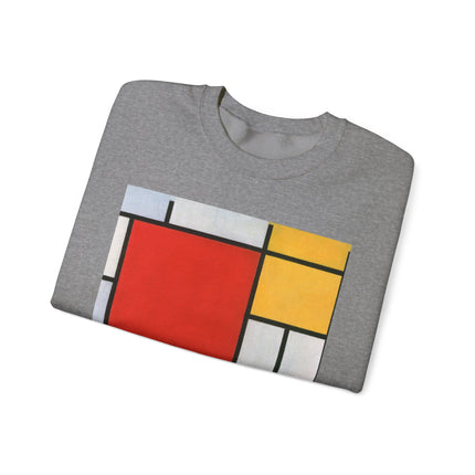 Composition with Red, Yellow, Blue, and Black by Piet Mondrian Heavy Blend™ Crewneck Sweatshirt