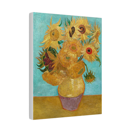 Vase with Twelve Sunflowers by Vincent Van Gogh Matte Canvas, Stretched, 0.75”