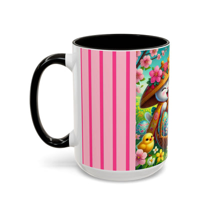 Geisha Kitten’s Easter Delight Colorful Mugs (11oz, 15oz)