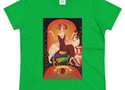 January & Garnet (from the Gem Series) by Sofia Chiostri Women's Midweight Cotton Tee