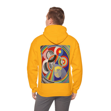 Rythme No. 1 by Robert Delaunay Heavy Blend™ Hooded Sweatshirt