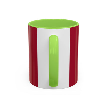 Butterfly Empress of the Crimson Pavilion Colorful Mug (11oz, 15oz) – Art Deco Beauty, Butterfly Elegance & Ornamental Style