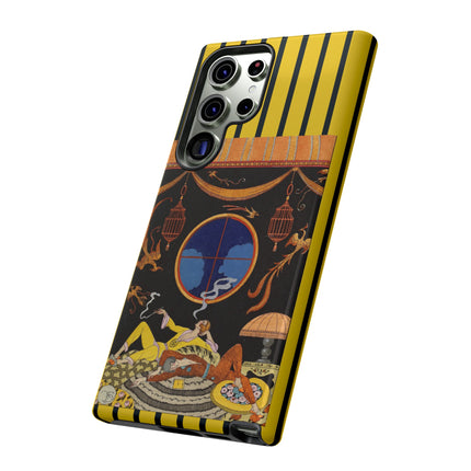 Falbalas et fanfreluches La paresse (Laziness) by George Barbier Phone Cases