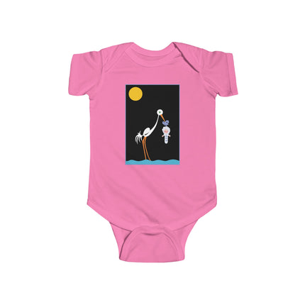 Moonlit Reverie Baby Bodysuit – Starlit Dreams & Timeless Arrival
