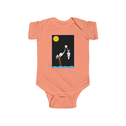 Moonlit Reverie Baby Bodysuit – Starlit Dreams & Timeless Arrival