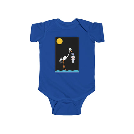 Moonlit Reverie Baby Bodysuit – Starlit Dreams & Timeless Arrival