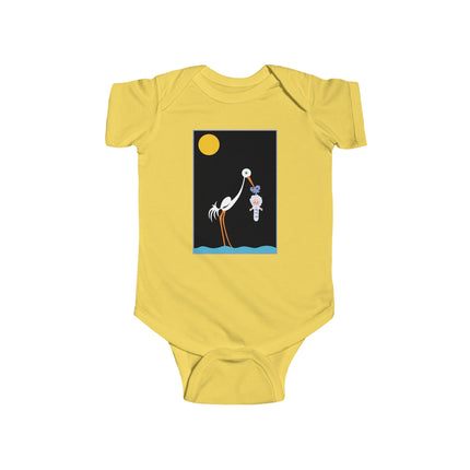 Moonlit Reverie Baby Bodysuit – Starlit Dreams & Timeless Arrival