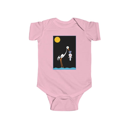 Moonlit Reverie Baby Bodysuit – Starlit Dreams & Timeless Arrival
